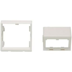 PANDUIT - Insert 45x45 incliné 45° sans clapets + cadre