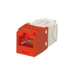 PANDUIT - Jack RJ45 TX6 UTP modulaire universel (rouge) - CJ688TGRD