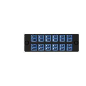 PANDUIT - LC FAP with 12 LC Duplex singlemode OS2 couplers (blue) - FAP12WBUDLCZ