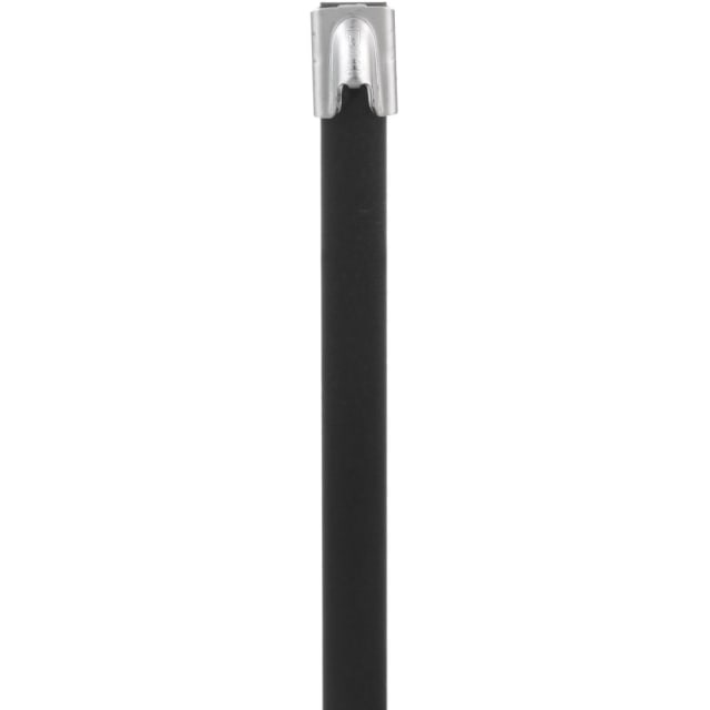 PANDUIT PAN-STEEL Collier de serrage inox 316 Collier de serrage noir gainé 362 mm avec tête inox 316