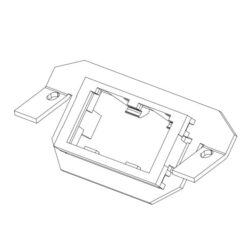 PANDUIT - Mini com Mennekes adapter 2 port kit w/ 1/3 insert noir - CMA2KHBL