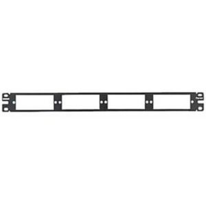 PANDUIT - Plaque frontale pour 4 modules FAp ou pour 4 modules pour adaptateurs mini-com - CFAPPBL1