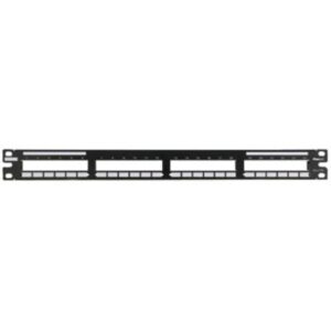 PANDUIT - QN PATCHPANEL FLAT 24-PORT 1RU - QPP24BL