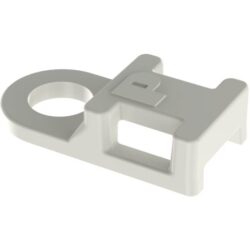 Embase à vis pour collier de serrage M4, configuration visible