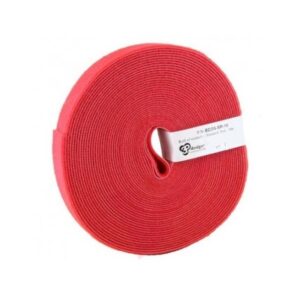 PATCHSEE - Eco-scratch cable red tie 10m velcro - ECOS-SR-10