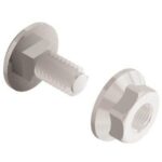 PEMSA - BOULON COLLET CARRE M6X12 + ECROU M6 EZ - 67010093