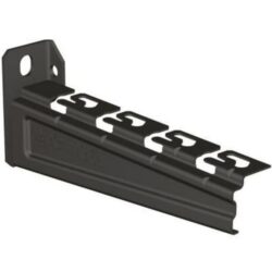Détails visibles de Console Click pour chemin de câbles 200 mm noir pour Console murale