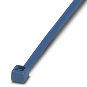 Attache-câble bleu à tête détectable pour fixation de câbles