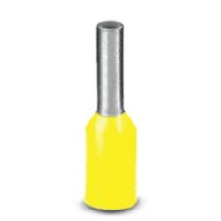 Embout de câble isolé jaune 20 mm, configuration visible