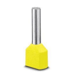Embout de câble jaune 14/25 mm, configuration visible