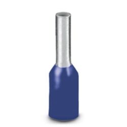 Détails visibles de Embout de câble bleu longueur 14 mm douille 8 mm pour Embouts de câblage