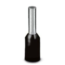 Embout de câble noir 8 mm longueur 14 mm, configuration visible