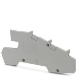 Flasque d'extrémité gris 101 x 48,2 mm, configuration visible