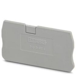 Flasque d'extrémité gris 55,9 x 29 mm, configuration visible