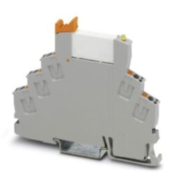 Module à relais avec raccordement Push-in, configuration visible