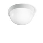 PIL - DROP 20 - plafonnier - E27 - 1x 60W - IP43 - Ø215x105mm - wit - 005000