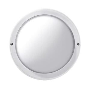 PIL - EKO 21 - applique - E27 - 1x15W - IP44 - Ø241x122mm - blanc - 300454