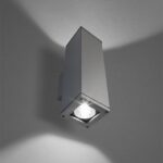 PIL - Q-WALL B C/I LED - applique - 56W - 3000K - 5755lm - IP65 - 20° - gris - 303894