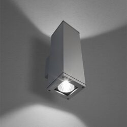 PIL - Q-WALL B C/I LED - applique - 56W - 3000K - 5755lm - IP65 - 20° - gris - 303894