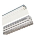 PIL - RFI Armature industrielle reflecteur émaillé en blanc 2x18W inductif - 14-00065