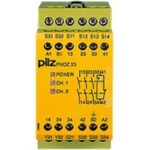 PILZ - Surveillance d'arrêts d'urgence PNOZ X3 24VDC/230VAC - 774318