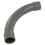 PIPELIFE - COUDE 40mm gris moyen R7037 sans halogène B:25x1 - 1236501840