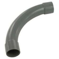 PIPELIFE - COUDE 40mm gris moyen R7037 sans halogène B:25x1 - 1236501840