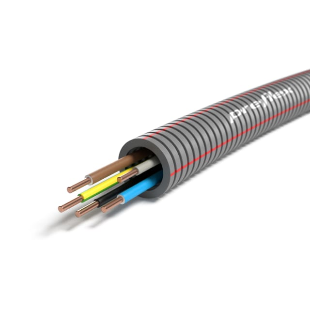 PREFLEX - Preflex tube précâblé 20mm + VOB 5G2 PREFLEX - Preflex tube précâblé 20mm + VOB 5G2
