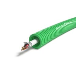 PREFLEX SAFE - Preflex safe tube précâblé 16mm LS0H vert + alarme 4X0
