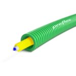 PREFLEX SAFE - Preflex safe tube précâblé 16mm LS0H vert + fiber Proximus rouleau 100 - 1234000155