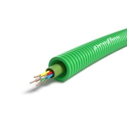PREFLEX SAFE - Preflex safe tube précâblé 16mm LS0H vert + signalisation SGG 6X0