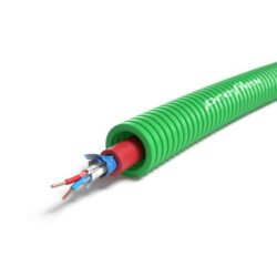PREFLEX SAFE - Preflex safe tube précâblé 16mm LS0H vert + téléphonie RF1H30 2P0