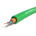 PREFLEX SAFE - Preflex safe tube précâblé 20mm LS0H vert + installation RF1H30 2X2