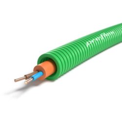 PREFLEX SAFE - Preflex safe tube précâblé 20mm LS0H vert + installation RF1H30 2X2
