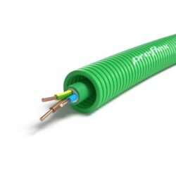 PREFLEX SAFE - Preflex safe tube précâblé 20mm LS0H vert + installation XGB 3G2