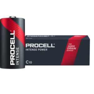 PROCELL - Duracell Procell Intense Pile alcaline 1.5V LR14 C - boîte 10 pcs - BDPILR14