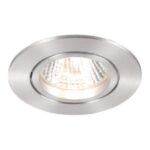 PSM LIGHTING - Ø65 spot encastrable - rond - fixe - avec soquet GU10 blanc texture - FOCUS50.ES50.1M