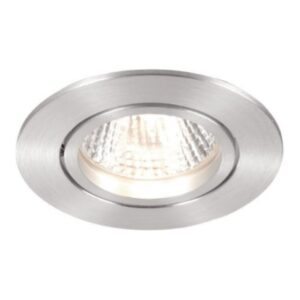 PSM LIGHTING - Ø65 spot encastrable - rond - fixe - avec soquet GU10 blanc texture - FOCUS50.ES50.1M