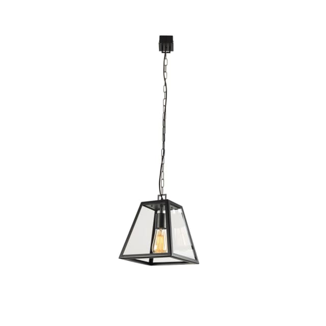 PSM LIGHTING - POLO suspension avec chaîne et base apparente noir texture - W774.CH.32X PSM LIGHTING - POLO suspension avec chaîne et base apparente noir texture - W774.CH.32X