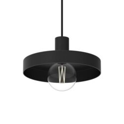 PSM LIGHTING - Skivve blanc mat texture/blanc suspension-rond-avec 1