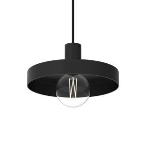 PSM LIGHTING - Skivve blanc mat texture/blanc suspension-rond-avec 1