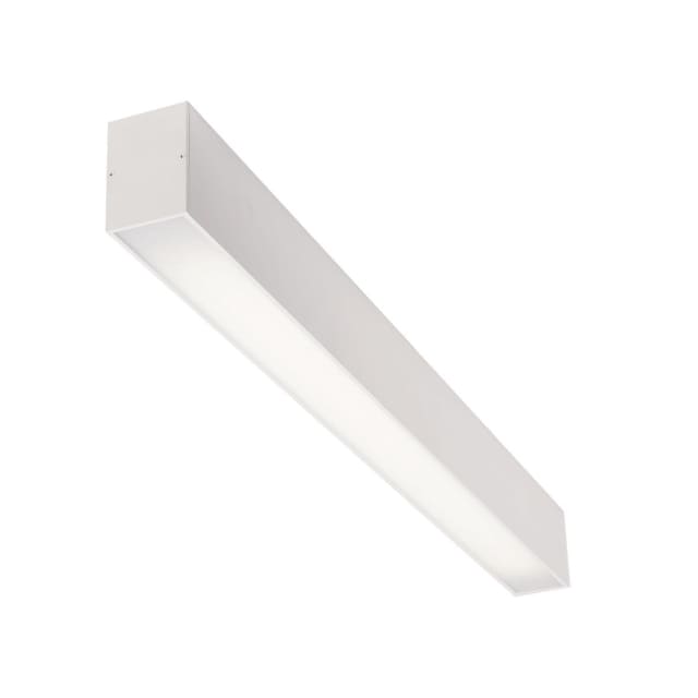TIMES Système lumineux plafond noir texturé Luminaire plafond linéaire blanc rectangulaire avec diffuseur opalin et finition noire texturée