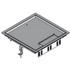 PUK - Boîte de raccordement carrée+rebord acier inox