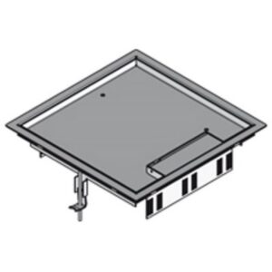 PUK - Boîte de raccordement carrée+rebord acier inox