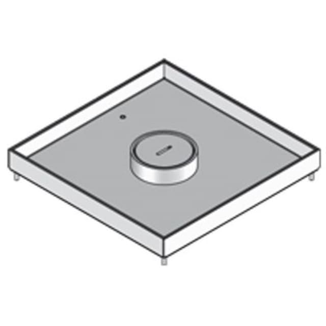 PUK - Set: cassette carrée en acier inox 19x258x258mm PUK - Set: cassette carrée en acier inox 19x258x258mm