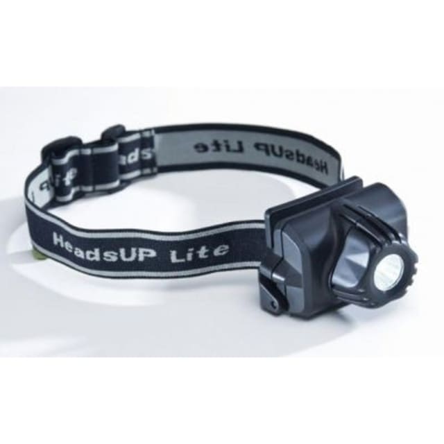 Peli Zone 0 Heads Up Lite Lampe frontale Lampe frontale LED noire avec bandeau élastique réglable et tête orientable