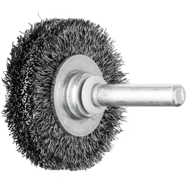 Brosse circulaire sur tige acier ondulé 40 mm 43103001 – Image 1