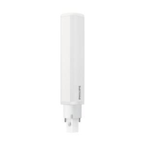 Lampe LED tubulaire blanche culot G24d-3 8,9W 3000K
