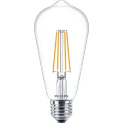 Détails visibles de Ampoule LED ST64 E27 7W 2700K 806 lm CorePro verre pour Lampes connectées