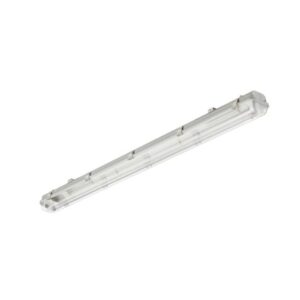 Réglette LED étanche IP65 1500 mm WT050C avec diffuseur translucide et clips de fixation